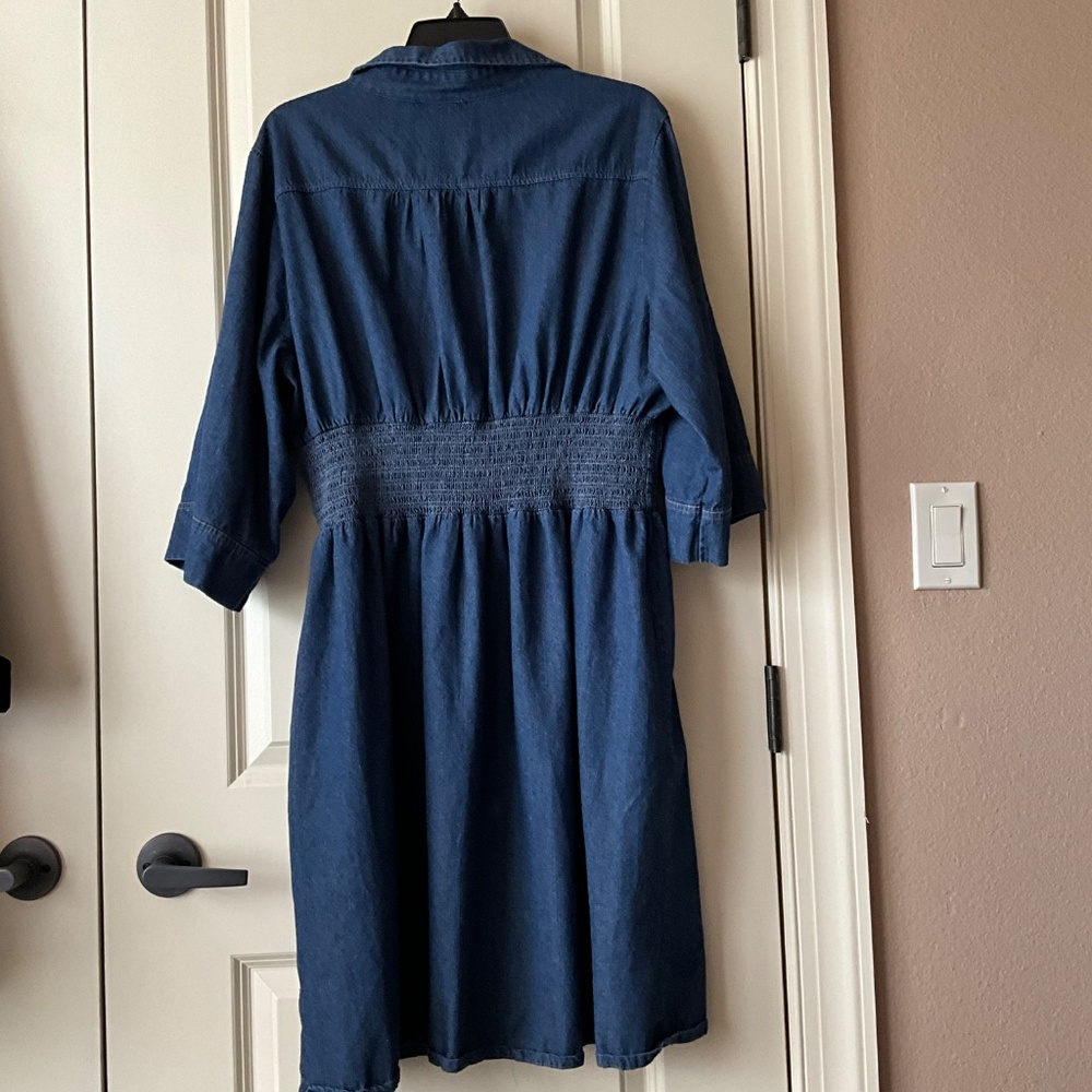 J. Gee Denim Dress size 3X - Picture 4 of 9